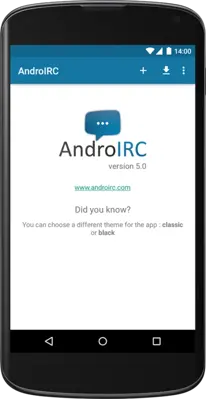 AndroIRC android App screenshot 6